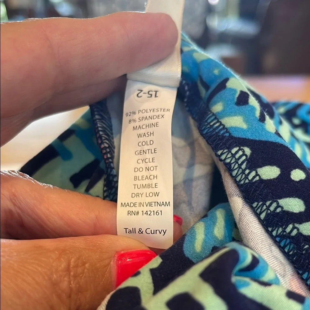 Variety of Blue Vibrant Patterned Women’s TC LuLaRoe Leggings - Picture 6 of 7